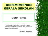 KEPEMIMPINAN KEPALA SEKOLAH