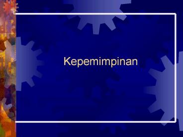 Kepemimpinan