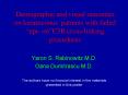 Demographic and visual outcomes on keratoconus patients with failed  PowerPoint PPT Presentation