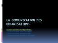 La communication des organisations PowerPoint PPT Presentation