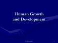 Human Growth and Development PowerPoint PPT Presentation