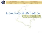 Instrumentos de Mercado en