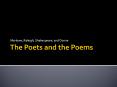 The%20Poets%20and%20the%20Poems PowerPoint PPT Presentation