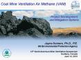 Coal Mine Ventilation Air Methane (VAM) PowerPoint PPT Presentation
