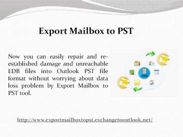 Export Mailbox to PST