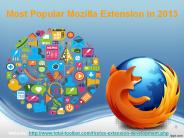 Most Popular Mozilla Extension in 2013