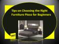 Tips on Choosing the Right Furniture Piece for Beginners PowerPoint PPT Presentation