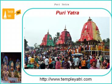 Puri Yatra India