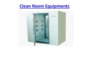 Clean Room Equipment
