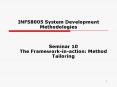 INFS8005 System Development Methodologies PowerPoint PPT Presentation