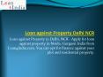 Loan Against Property Delhi NCR