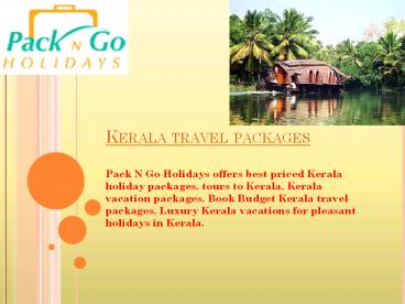 Kerala Tour Packages