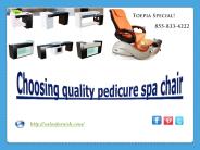 Choosing quality pedicure spa chair