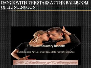 Having Fun and Enjoyment with Ballroom Dancing Lessons