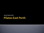 East Perth Pilates