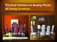 Practical Pointers on Buying Pieces of Dining furniture