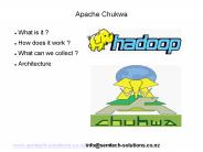 An introduction to Apache Chukwa
