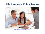 Life  Insurance Policy Service