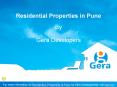 Residential Properties in Pune by Gera Developers PowerPoint PPT Presentation