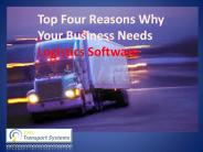 Top Four Reasons Why Your Business Needs Logistics Software