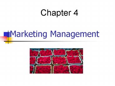 Marketing management assignment help