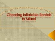 inflatable rental in miami