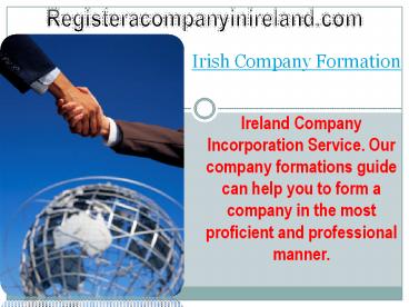 Irish Company Formation