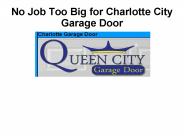 garage door charlotte