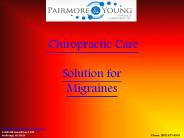Chiropractic Care - Solution for Migraines |(509) 466-1200