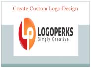 Create Custome Logo design Online