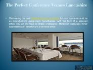 The Perfect Conference Venues Lancashire