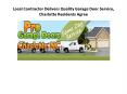 garage door charlotte PowerPoint PPT Presentation