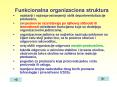 Funkcionalna organizaciona struktura PowerPoint PPT Presentation