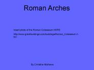 Roman Arches
