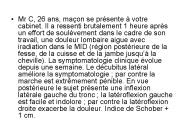Mr C, 26 ans, ma