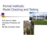 Formal methods: Model Checking and Testing