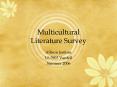 Multicultural Literature Survey PowerPoint PPT Presentation