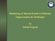Marketing of Mutual Funds in Pakistan: