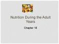 Elderly Nutrition PowerPoint PPT Presentation