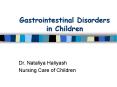 Gastrointestinal Disorders in Children PowerPoint PPT Presentation