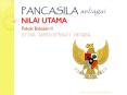 PANCASILA sebagai NILAI UTAMA PowerPoint PPT Presentation