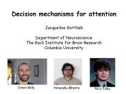 Decision mechanisms for attention