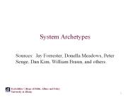 System Archetypes