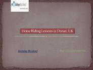 Horse Riding Lessons in Dorset, UK