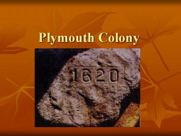 Plymouth Colony