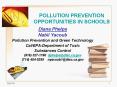 POLLUTION PREVENTION OPPORTUNITIES IN SCHOOLS PowerPoint PPT Presentation