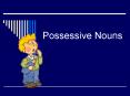Possessive Nouns PowerPoint PPT Presentation