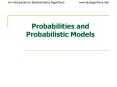 Probabilities and Probabilistic Models PowerPoint PPT Presentation