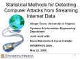 Statistical Methods for Detecting Computer Attacks from Streaming Internet Data PowerPoint PPT Presentation