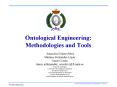 Ontological Engineering: Methodologies and Tools PowerPoint PPT Presentation